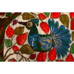 Jadwiga Tatarczuch (1911 - 1983 ), Uccelli di pavone, seconda metà del XX secolo.