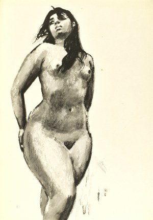 Ludwik MACIĄG (1920-2007), Nude of a standing woman