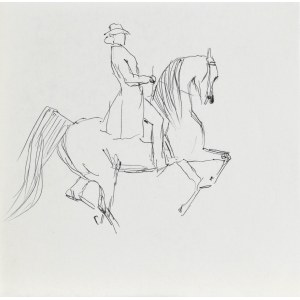 Ludwik MACIĄG (1920-2007), Dame à cheval