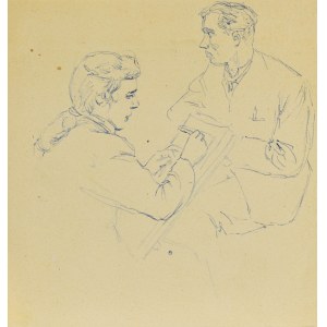 Ludwik MACIĄG (1920-2007), Lezione di disegno