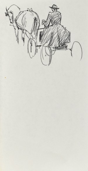 Ludwik MACIĄG (1920-2007), Lady in a Carriage