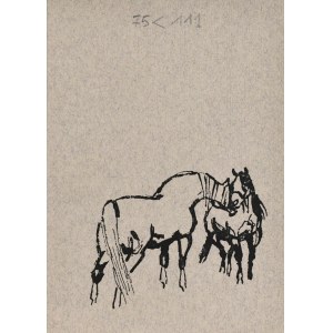 Ludwik MACIĄG (1920-2007), Two horses