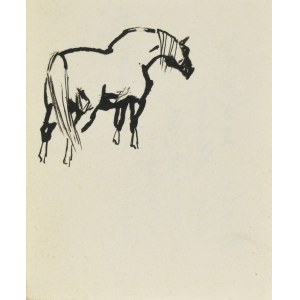 Ludwik MACIĄG (1920-2007), Schizzo di un cavallo