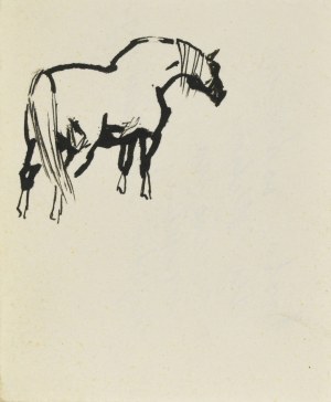 Ludwik MACIĄG (1920-2007), Sketch of a horse