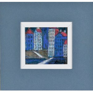 Eugeniusz TUKAN-WOLSKI (1928-2014), City landscape with skyscrapers