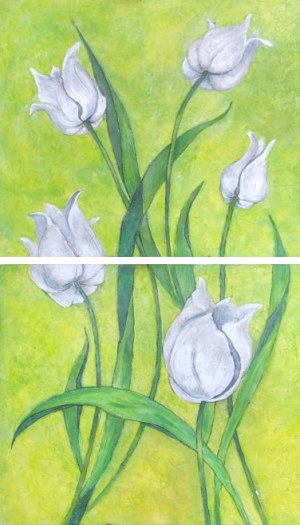 Joanna Misztal, Flowers (diptych)