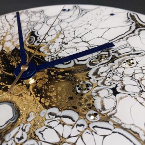 Agnieszka Tyczkowska, Epoxy resin clock, 40cm