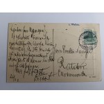 CARTE POSTALE KATOWICE KATTOWITZ FRIEDRICHSTRASSE THEATRE, AVANT-GUERRE, TIMBRE, TIMBRE