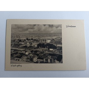 CARTE POSTALE VARSOVIE, VUE GÉNÉRALE, AVANT-GUERRE, POLOGNE