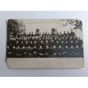 PHOTO PIÑSK SEMINARY, PRIESTS, PRIEST, SEMINARIANS, CLERIC, CLERGYMAN, CHURCH, PRE-WAR 1935