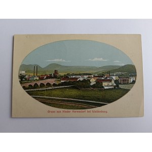 CARTE POSTALE JASIENICA DOLNA NIEDER HERMSDORF BEI WALDENBURG AVANT-GUERRE