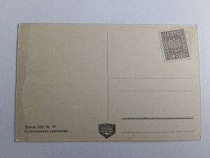 POSTKARTE RABKA STRASSE ZU DEN EISENBAHNEN VORKRIEG 1932, BRIEFMARKE