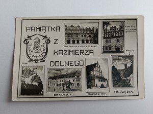 PHOTO KAZIMIERZ DOLNY 6 VIEWS, COAT OF ARMS, FARA, ARCHITECT'S HOUSE, BASZTA, PTTK SHELTER