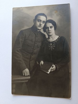 PRE-WAR PHOTO, WOMAN AND MAN