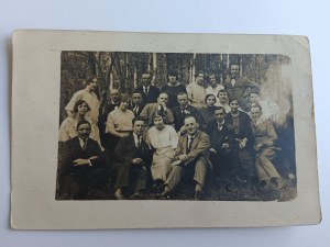 PRE-WAR PHOTO, WRONKI, GROUP OF PEOPLE, 1924