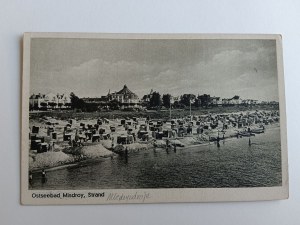 POSTCARD MIĘDZYZDROJE, OSTSEEBAD MISDROY, BEACH