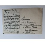 POSTKARTE POLNISCHE MALEREI ZIOMEK WIOSENNE ROZTOPY, CIECHANÓW, VORKRIEGSZEIT 1927