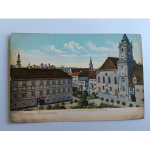 CARTE POSTALE BRATISLAVA PRESSBURG TOWN HALL PRE-WAR