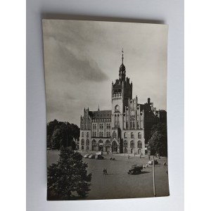 CARTE POSTALE PRL SŁUPSK TOWN HALL