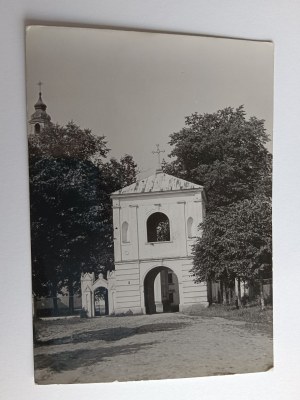 POSTCARD PRL DROHICZYN BAROQUE ENTRANCE GATE OF THE FRANCISCAN MONASTERY