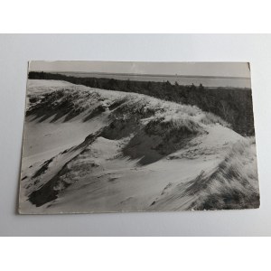 CARTE POSTALE PRL ŁEBA FRAGMENT D'UNE DUNE ERRANTE, DUNE