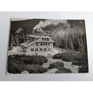 CARTOLINA POSTALE PRL TATRY SHELTER PTTK MUROWANIEC ON HALA GĄSIENICOWA