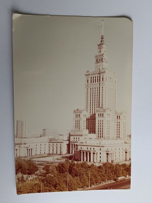 POSTCARD WARSAW PALACE OF CULTURE AND SCIENCE