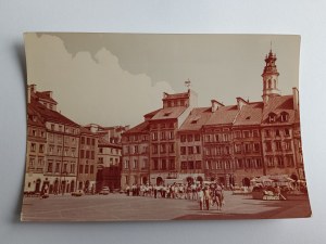 POSTCARD WARSAW OLD TOWN SQUARE