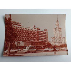 POSTCARD WARSAW HOTEL METROPOL, PALACE OF CULTURE AND SCIENCE