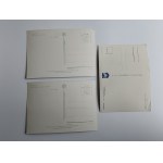 ENSEMBLE DE 3 CARTES POSTALES PRL KARPACZ, DW ZAKOPIANKA