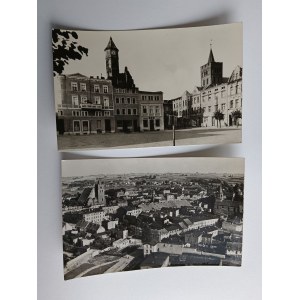 SET OF 2 POSTCARDS PRL BRODNICA, GENERAL VIEW