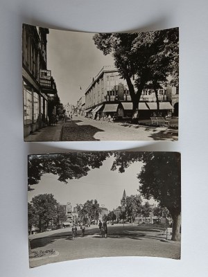 SET OF 2 POSTCARDS PRL WORLD, MAY FIRST SQUARE, JULY 10TH STREET