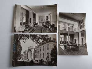 SET OF 3 PRL POSTCARDS INOWROCŁAW, NATURAL HEALTH FACILITY, HALL