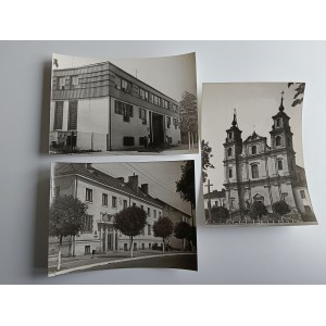 SET OF 3 POSTCARDS PRL ARCH, BAROQUE CHURCH, POST OFFICE