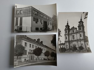 SET OF 3 POSTCARDS PRL ARCH, BAROQUE CHURCH, POST OFFICE