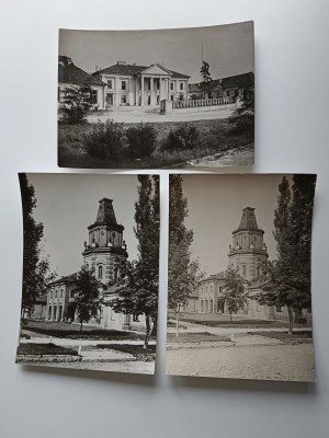 SET OF 3 POSTCARDS PRL SIEDLCE, OGINSKICH PALACE, OLD TOWN HALL