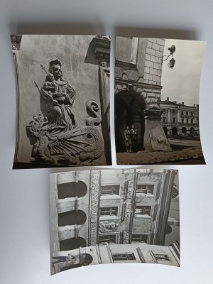 SET OF 3 POSTCARDS PRL ZAMOSC, HISTORIC TENEMENT HOUSE AT 22 ORMIANSKA STREET