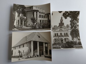 SET OF 3 POSTCARDS PRL KRASNYSTAW, CITY HALL