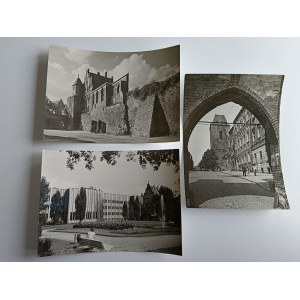 ENSEMBLE DE 3 CARTES POSTALES PRL TORUN, PORTE DE LA VOILE ET BASILIQUE DE ST. JAMES