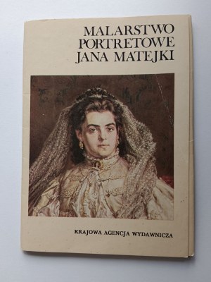 SATZ VON 10 POSTKARTEN PORTRÄT MALEREI VON JAN MATEJKO, JAN MATEJKO