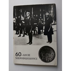 ZESTAW 8 POCZTÓWEK 60-LECIE NIEPODLEGŁOŚCI