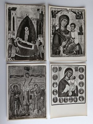 SET DI 7 CARTOLINE ICONICHE, MUSEO STORICO DI SANOK, SANOK