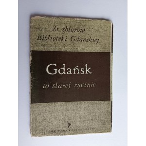 ENSEMBLE DE 9 CARTES POSTALES GDANSK EN GRAVURES ANCIENNES, DE LA COLLECTION DE LA BIBLIOTHÈQUE DE GDANSK