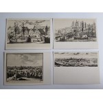SET OF 9 POSTCARDS GDANSK IN OLD ENGRAVINGS, FROM THE COLLECTION OF THE GDANSK LIBRARY
