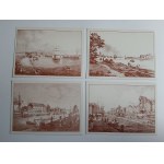 SET OF 13 POSTCARDS GDANSK IN XIXTH CENTURY ENGRAVINGS, REPRODUCTION, REPRINT