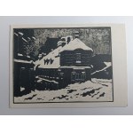 SET OF 9 POSTCARDS PAINTING, PRINTMAKING, TADEUSZ CIEŚLEWSKI SON, WOODCUT