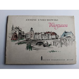 SET DI 9 CARTOLINE CHE RITRAGGONO ANTONI UNIECHOWSKI, VARSAVIA