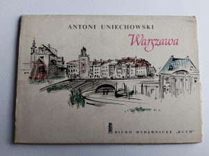 SET OF 9 POSTCARDS PAINTING ANTONI UNIECHOWSKI, WARSAW