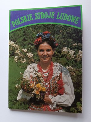 SET OF 9 POSTCARDS POLISH FOLK COSTUMES, KRAKOWSKI, PODHALAŃSKI, ORAWSKI, CIESZYŃSKI, SĄDECKI, ROZBARSKI, ŻYWIECKI