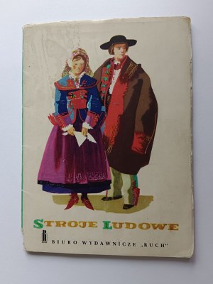 SET OF 9 POSTCARDS POLISH FOLK COSTUMES, PSZCZYŃSKI, SĄDECKI, ŚWIĘTOKRZYSKI, DOLNOŚLĄSKI, PODLASKI, ORAWSKI, KRZCZONOWSKI, GÓRALI BESKIDZKICH